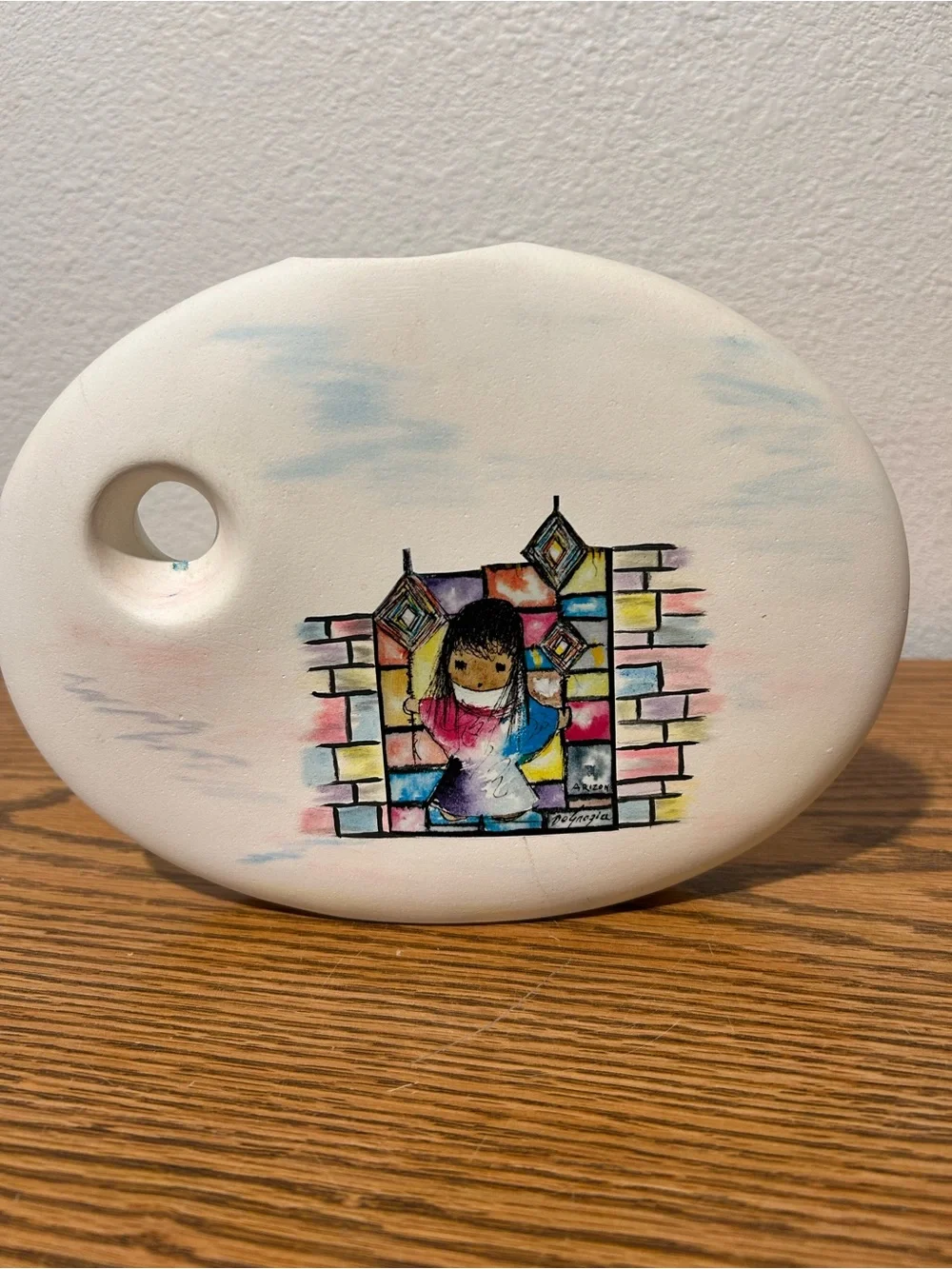 Degrazia Vintage Vase Beautiful Pastel Colors